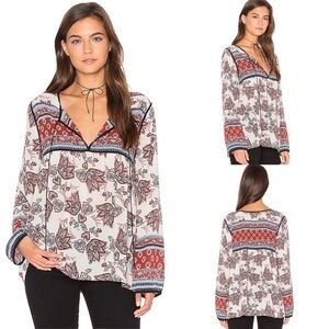 NWT Sanctuary Belle Boho Peasant Blouse L/XL